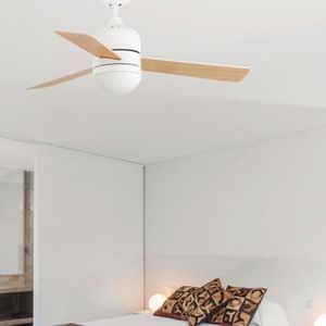 Ventilateur de plafond Cebu 102cm Blanc Erable
