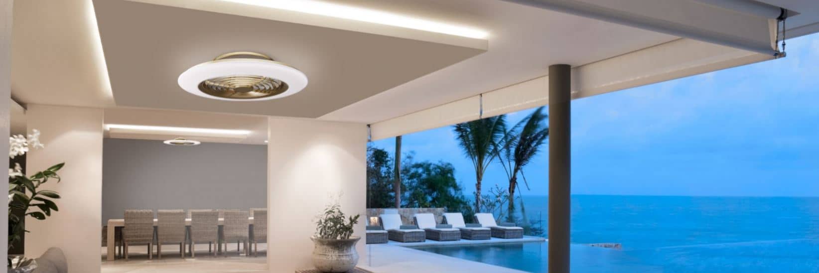 ventilateur design pour plafond